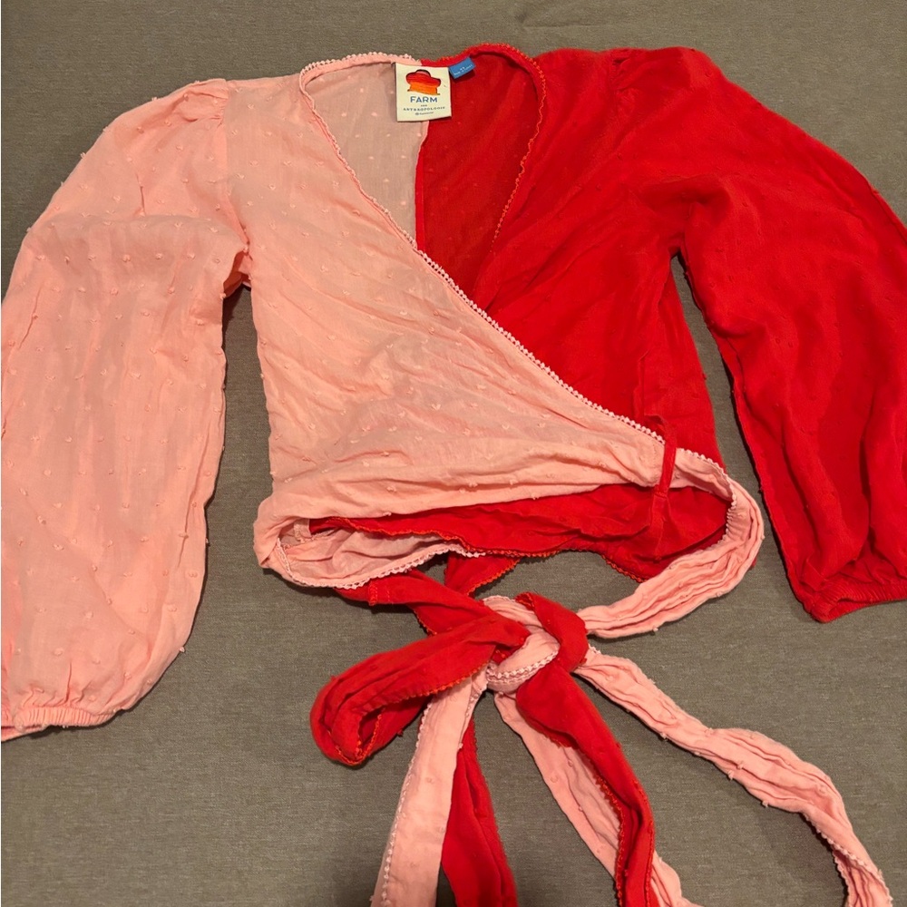 Farm Rio Wrap Top